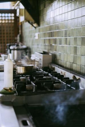 Industrial-style kitchens