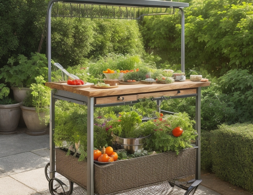 Outdoor Kitchen Cart