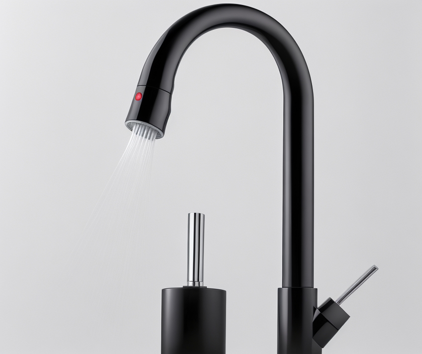 kitchen faucet with pull-out spray